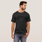 レトログラフィック体操体操Acrobat曲芸 Tシャツ (正面フル)