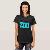 レトログラフィック動物飼育者動物飼育者動物動物園 Tシャツ (正面フル)
