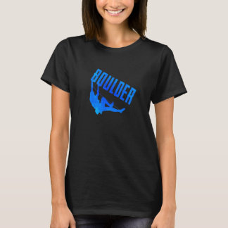 レトログラフィック登山ボルダリングロッククライマーモウ Tシャツ