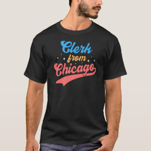 レトログラフィック銀行書記簿記者銀行員 Tシャツ