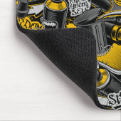 レトログラフィティアーバン通りパターン マウスパッド (コーナー)