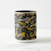 レトログラフィティアーバン通りパターン マグカップ (中央)