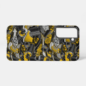 レトログラフィティアーバン通りパターン SAMSUNG GALAXYケース (裏面横)