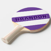 レトログラフェネはっきりしたグストライプローブ名 卓球ラケット (正面アングル)