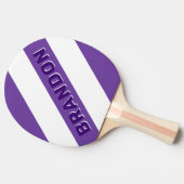 レトログラフェネはっきりしたグストライプローブ名 卓球ラケット (横)
