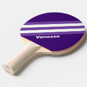 レトログラフェネストライプングローブ名 卓球ラケット (正面アングル)