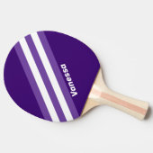 レトログラフェネストライプングローブ名 卓球ラケット (横)