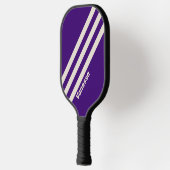 レトログラベネストライプ3名（名前） ピックルボールラケット (左)