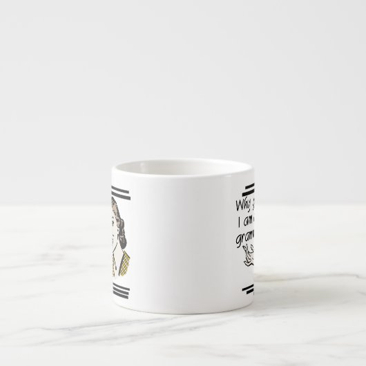 レトログラマギフト エスプレッソカップ (正面)