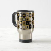 レトログラマラス金ゴールドコミューターマグ トラベルマグ (正面左)
