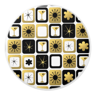 レトログラマラス金ゴールドセラミックプル セラミックノブ