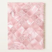 レトログラマー女の子アニメーションかわいい漫画美しい プランナー手帳 (裏面)