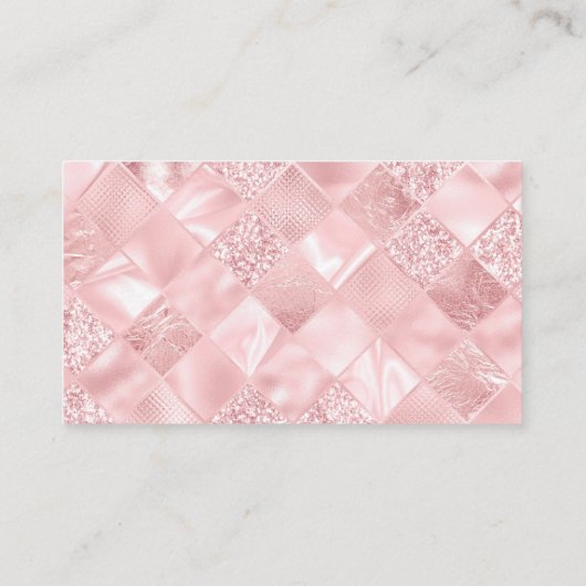 レトログラマー女の子アニメーションかわいい漫画美しい 名刺 (裏面)