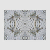 レトログラムアールデコラインストーングラマラス灰色 薄葉紙 (正面)