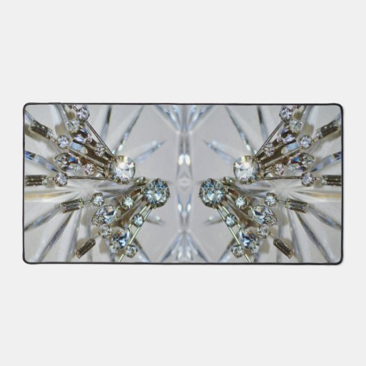 レトログラムアールデコライン型写真 デスクマット (正面)