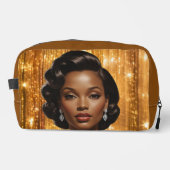 レトログラムガールズダイアナプリントカットソーバッグ ドップキット (正面)