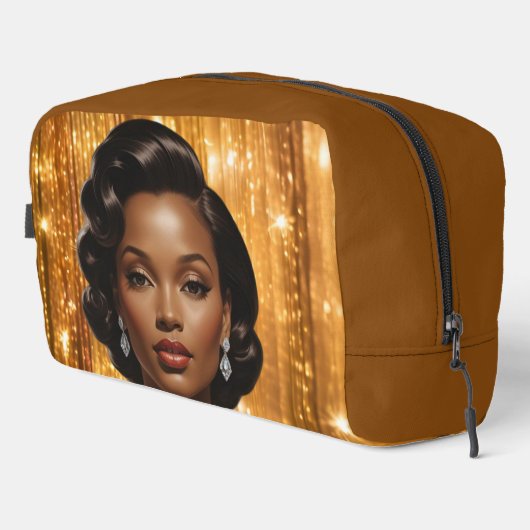 レトログラムガールズダイアナプリントカットソーバッグ ドップキット (右コーナー)