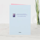 レトログラムガールズ誕生日カードウォーター色 カード (裏面)