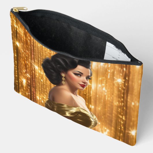 レトログラムガールズ（アナ・マリア） アクセサリーポーチ (見開き)