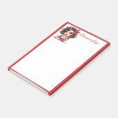 レトログラムガールバラタトゥーレッドパーソナライ縁どズ ポストイット (アングル)