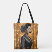 レトログラムガール（慶子） トートバッグ (裏面)