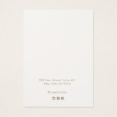 レトログラムシルバーシークインズイヤリングディスプレイカード (裏面)