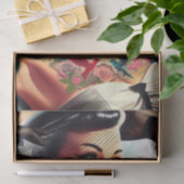 レトログラムタトゥトードピンアップ 薄葉紙 (ギフト)