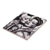 レトログラムタトゥーガールズ タイル (側面)