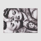 レトログラムタトゥーガールズ 薄葉紙 (正面)