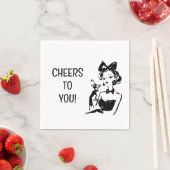 レトログラムマルティニディヴァデザイン スタンダードカクテルナプキン (インサイチュ)