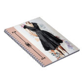 レトログラムリトルブラックドレス(LBD)日記 ノートブック (右側)