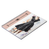 レトログラムリトルブラックドレス(LBD)日記 ノートブック (左側)