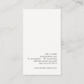 レトログラム美しいとファッション 名刺 (裏面)