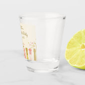 レトログラム1960sシャンパンバチェロレッテ ショットグラス (右)