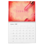 レトログラム カレンダー (1月 2027)