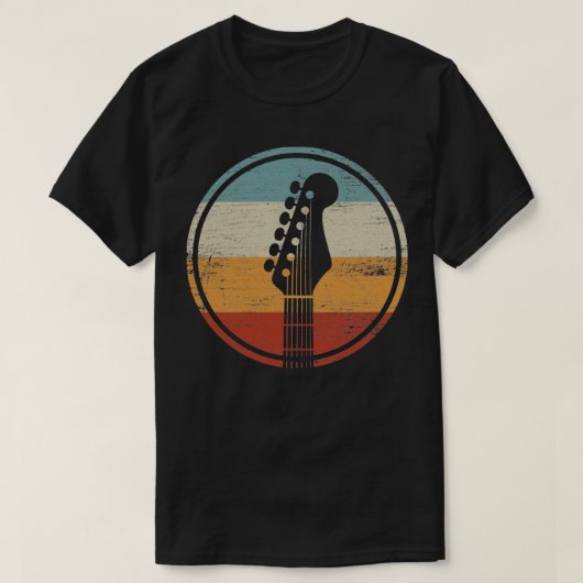レトログランジギター Tシャツ (デザイン正面)
