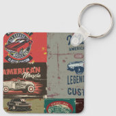 レトログランジクラシック車 キーホルダー (裏面)