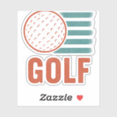 レトログランジゴルフ シール (シート)