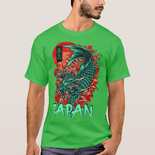 レトログランジジャパンモンスターカンジナ魚ヴィンテージコイ Tシャツ