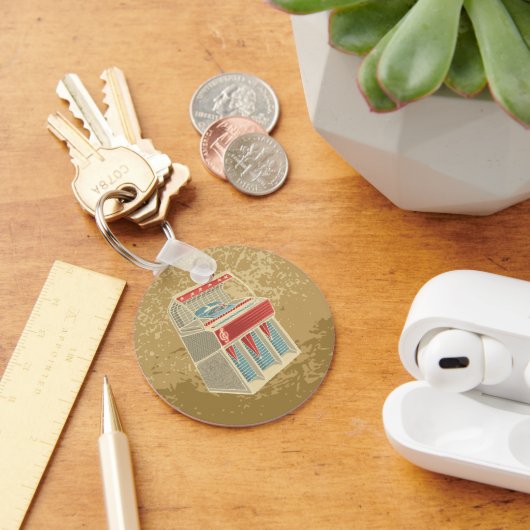 レトログランジジュークボックス キーホルダー (デスク)