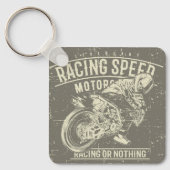 レトログランジバイクデザイン キーホルダー (正面)