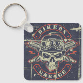 レトログランジバイク キーホルダー (正面)