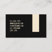 レトログランジミニマルコンテンポラリー70モダンs 名刺 (裏面)