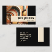 レトログランジミニマルコンテンポラリー70モダンs 名刺 (正面/裏面)