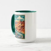 レトログランドキャニオン国立公園 マグカップ (正面左)