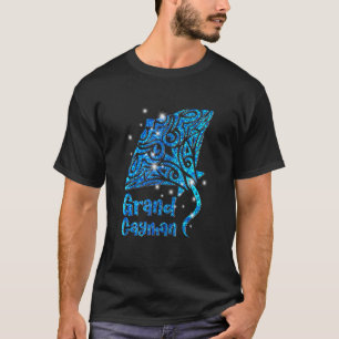 レトログランドケイマン諸島トバルスティングレイシーレイ Tシャツ
