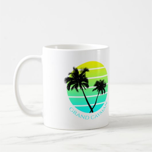 レトログランドケイマン諸島 コーヒーマグカップ (左)