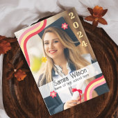 レトログラードパーティの招待状と写真（黄色） 招待状