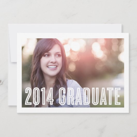 レトログラード2014 | 卒業招待状 招待状 (正面)