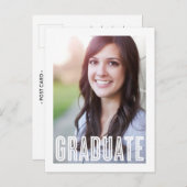 レトログラード2 | 卒業招待状 インビテーションポストカード (正面/裏面)